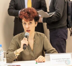 Кристина Агаджанова на Конгрессе в Екатеринбурге